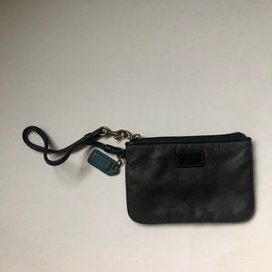 Black Nylon Coach Wristlet